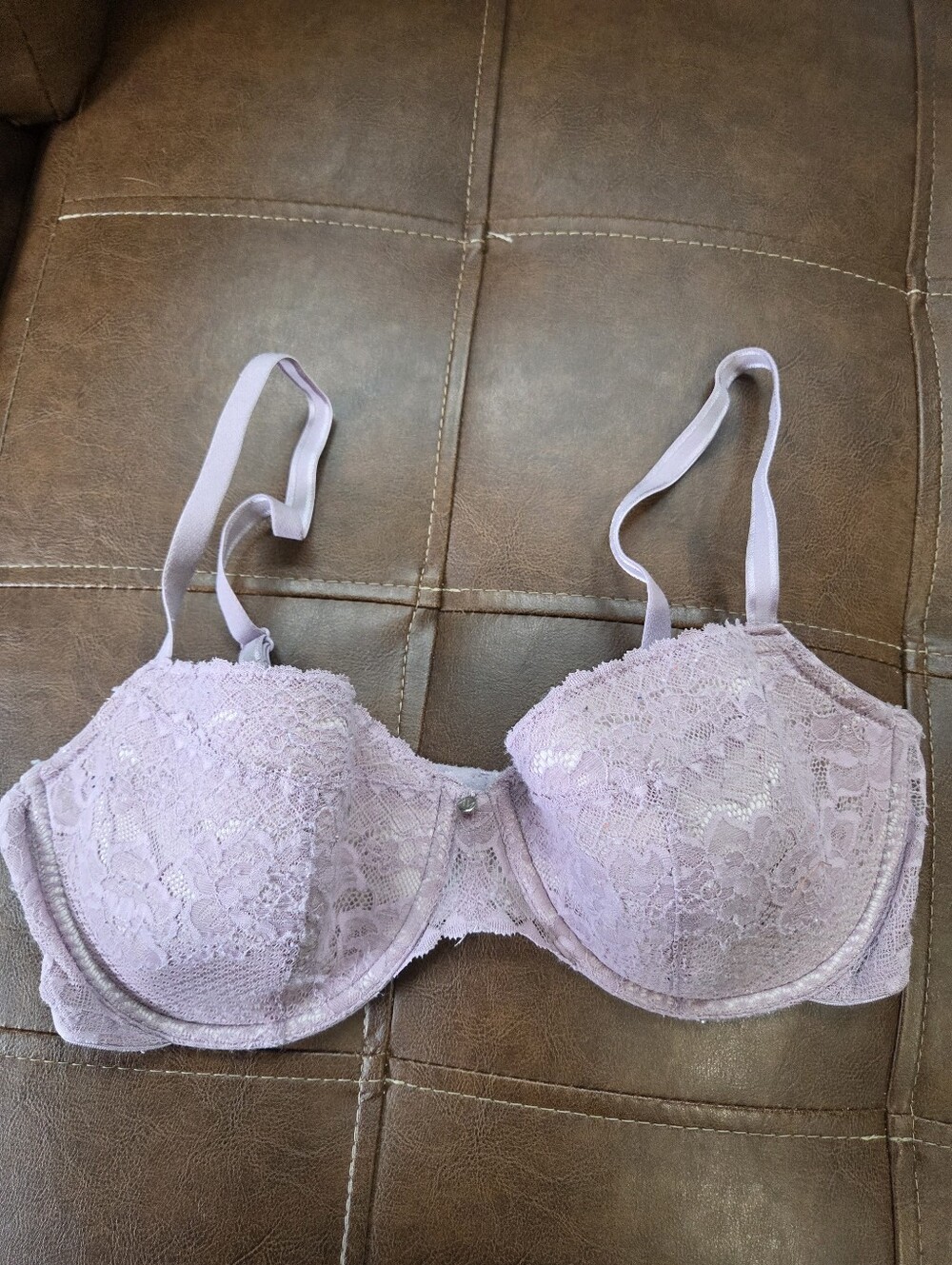 AdoreMe Purple Lace Bra